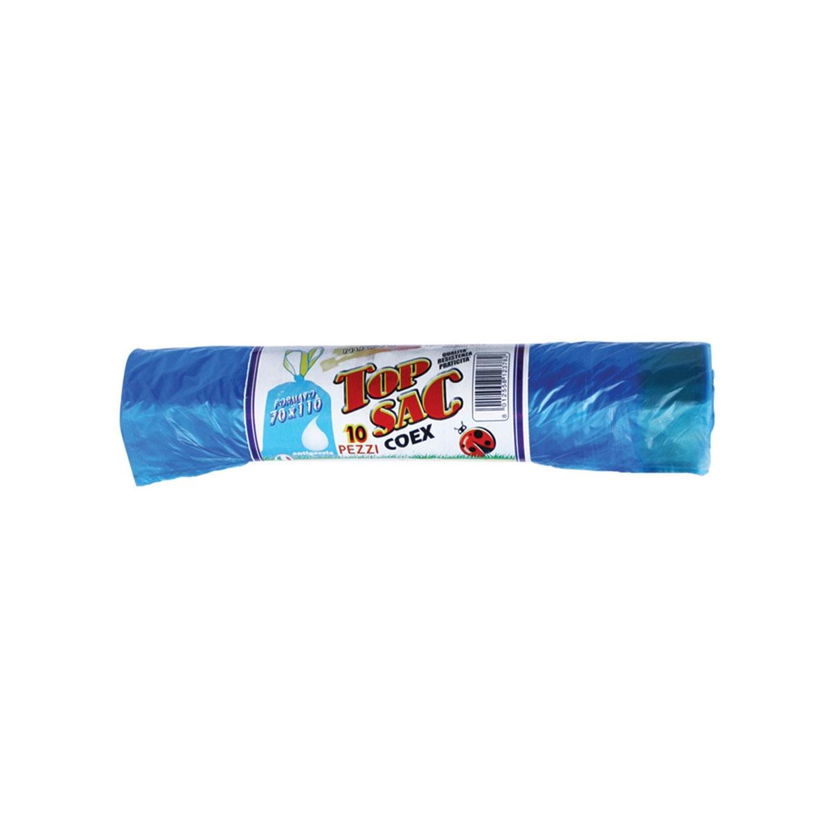 Top sac 70x110 45rt*10 pz azzurro