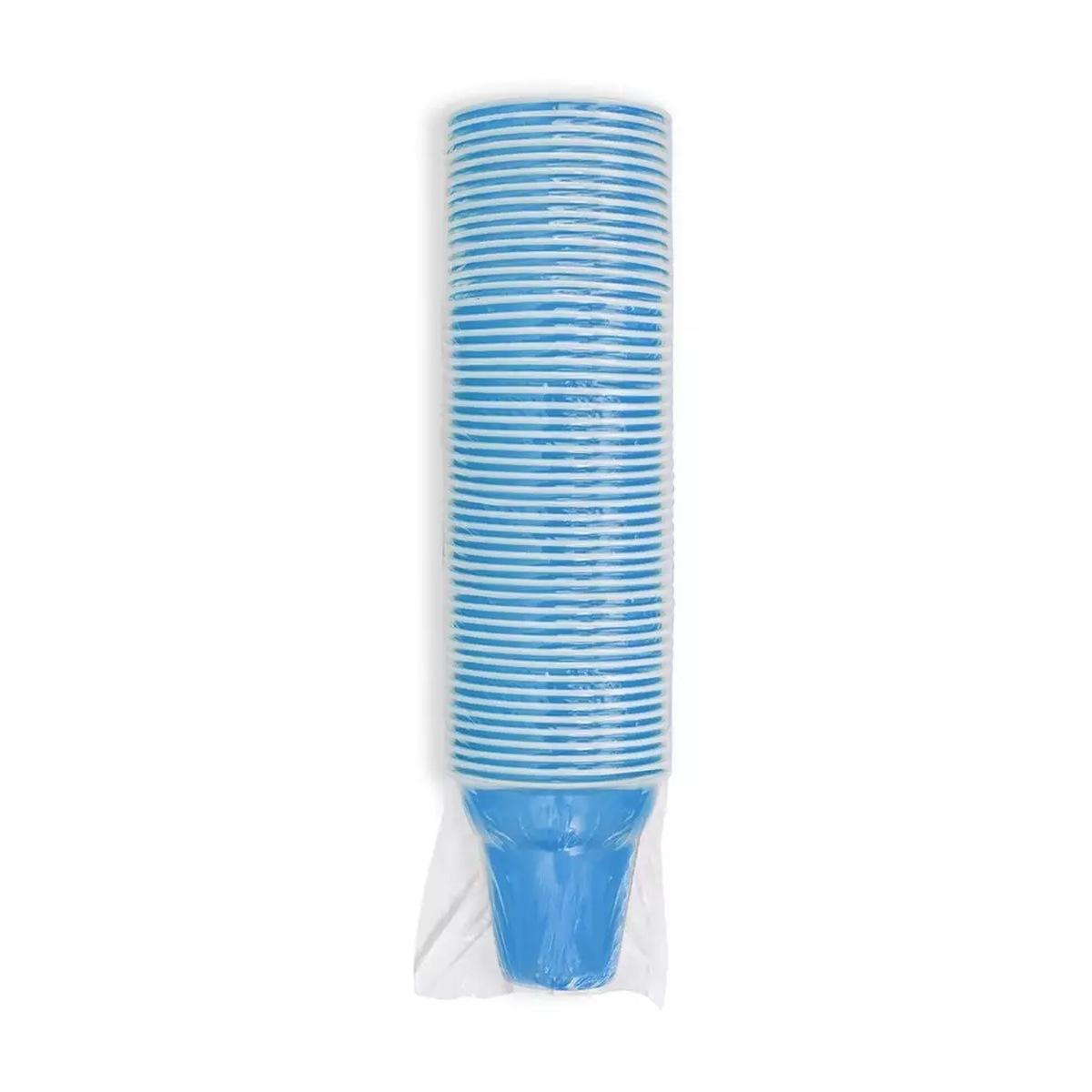 Bicchieri caffe' cc 80 50 pz blu
