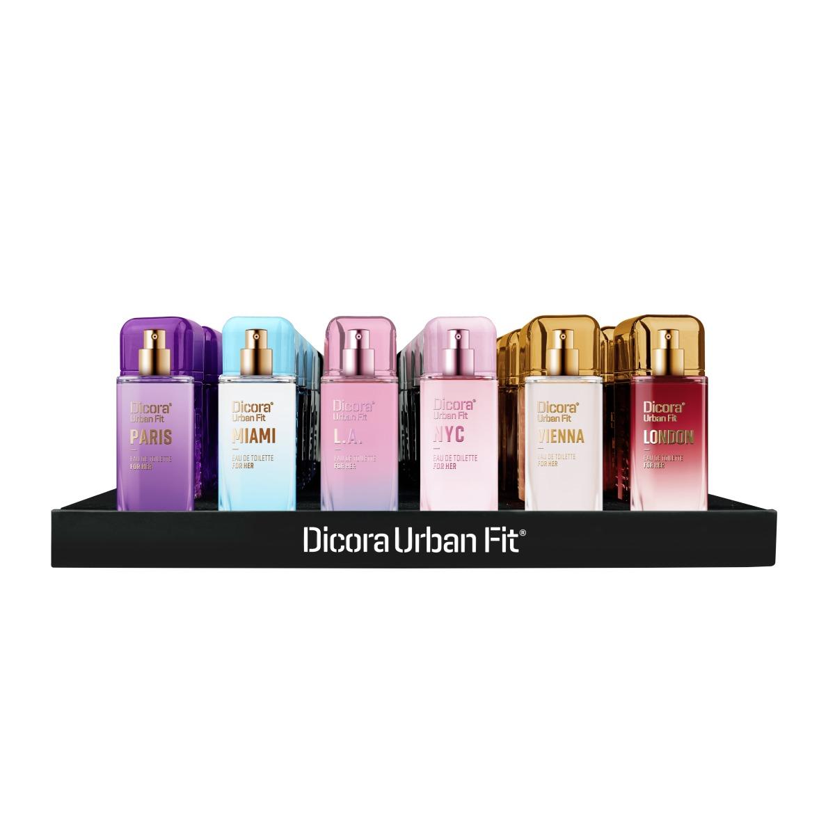 Dicora espositore edt for her 6x5 + tester 40 ml