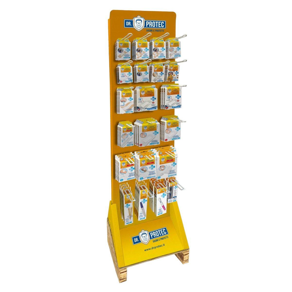 Dr. protec espositore dimensione 40x40x170 - parafarmacia