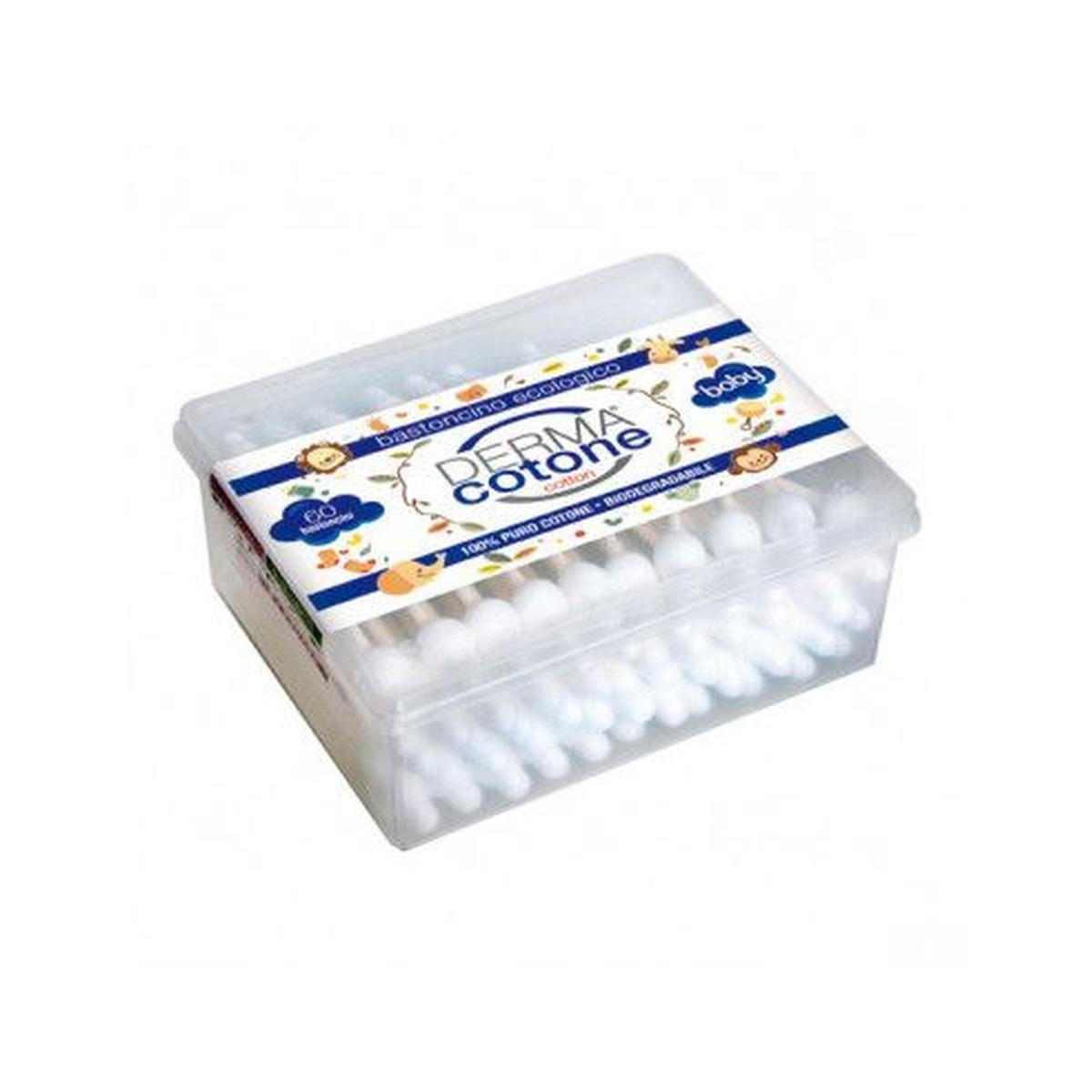 Cotton fioc baby 60 pz biodegradabili derma cotone