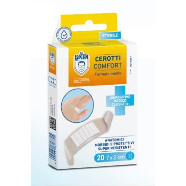 Dr.protec cerotti sterili comfort 20pz medi 7x2cm