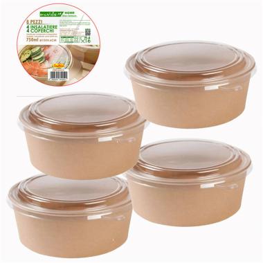 Poke insal.bio 4+4 coper. 750ml tondo