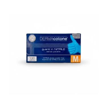 Guanti in nitrile taglia m blu 100 pz.
