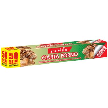 Movida carta forno rotolo 50 mt 30h