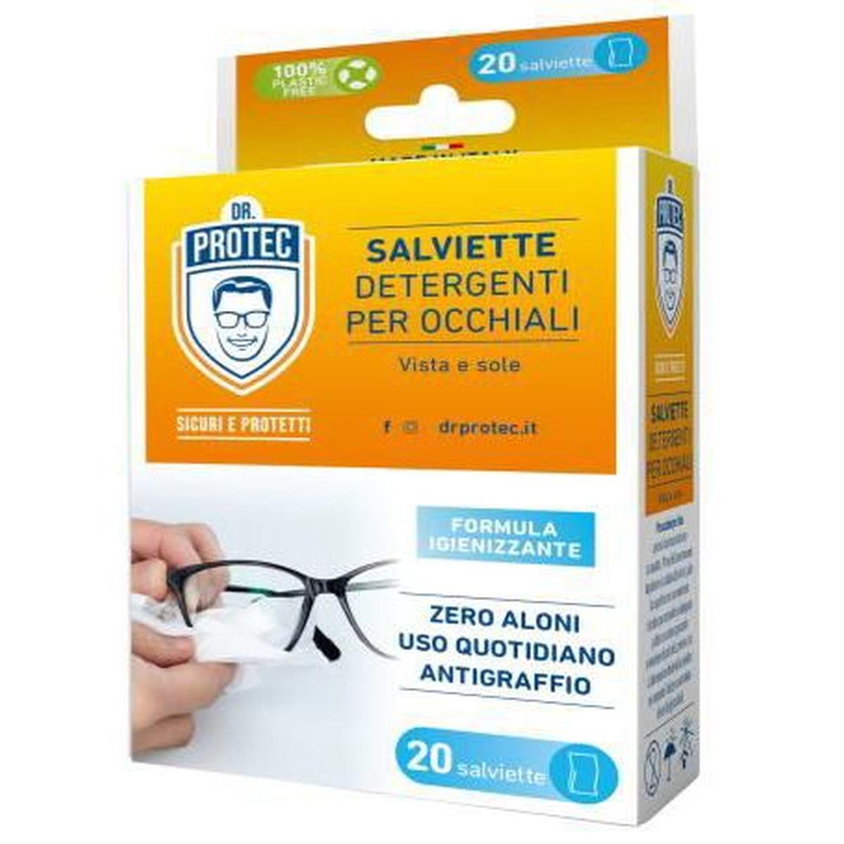 Dr. protec salviette occhiali 20 pz