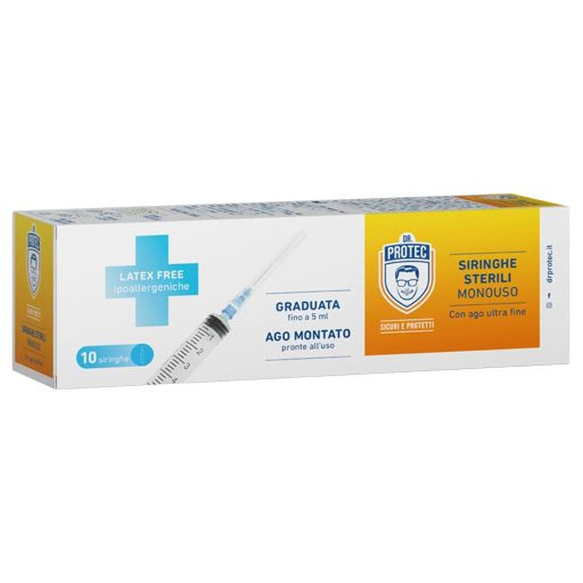 Dr. protec siringa monouso sterile