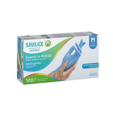 Smilex skin blu nitrile x100 m