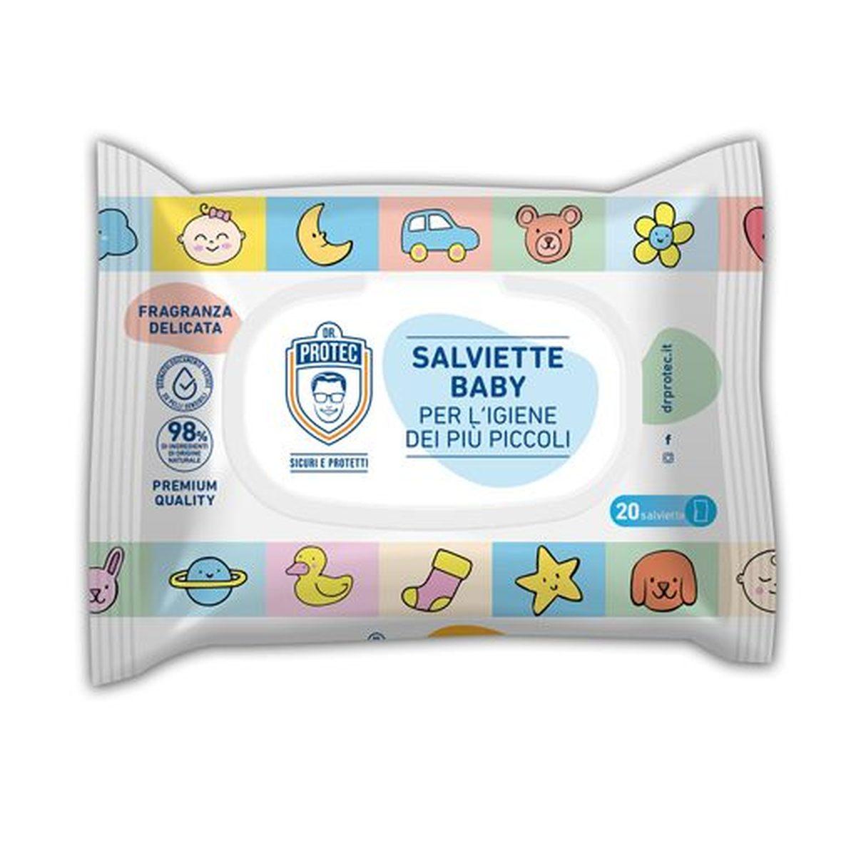 Salviettine baby modello trudi 20 pz